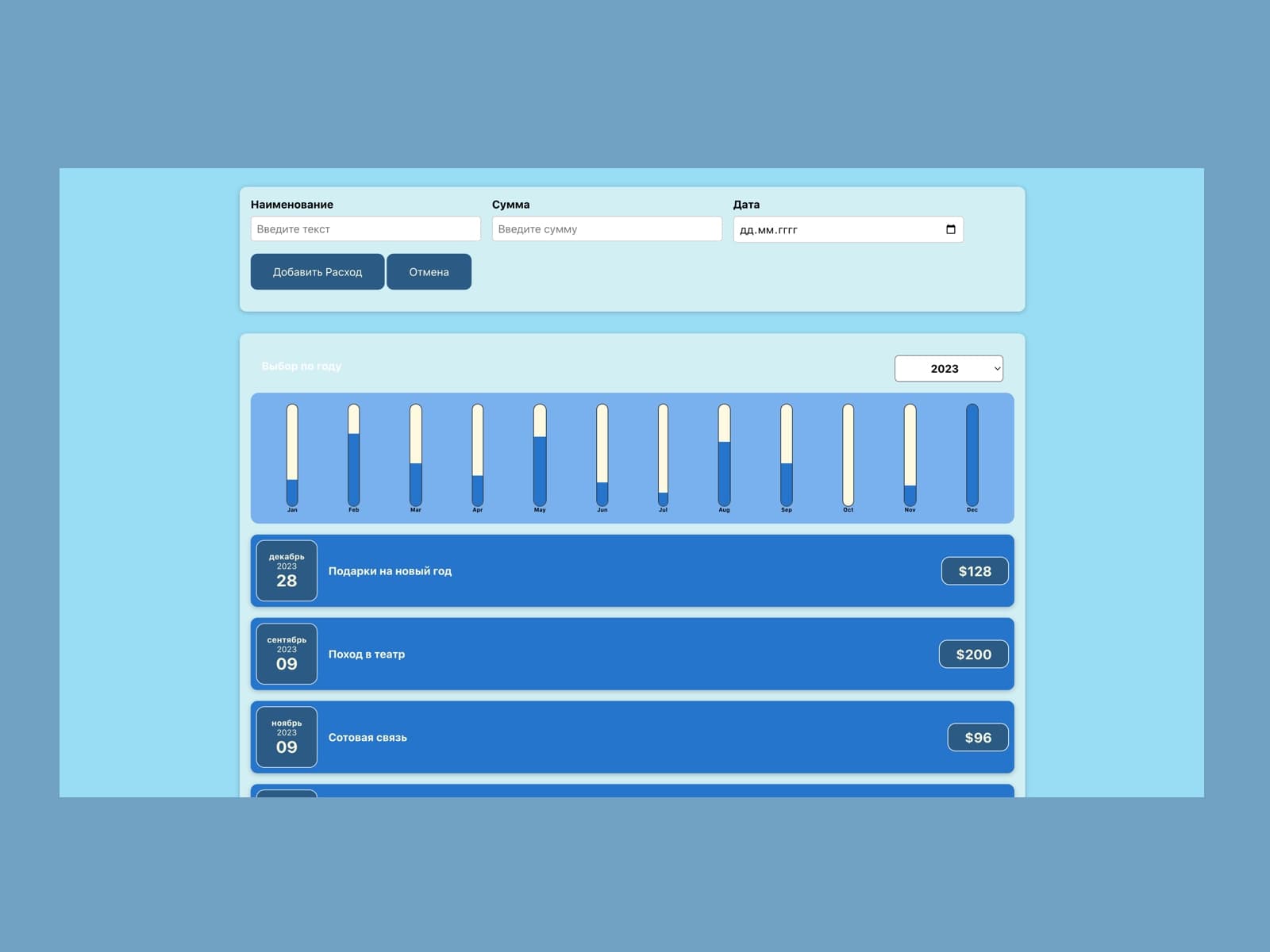 Finance tracking